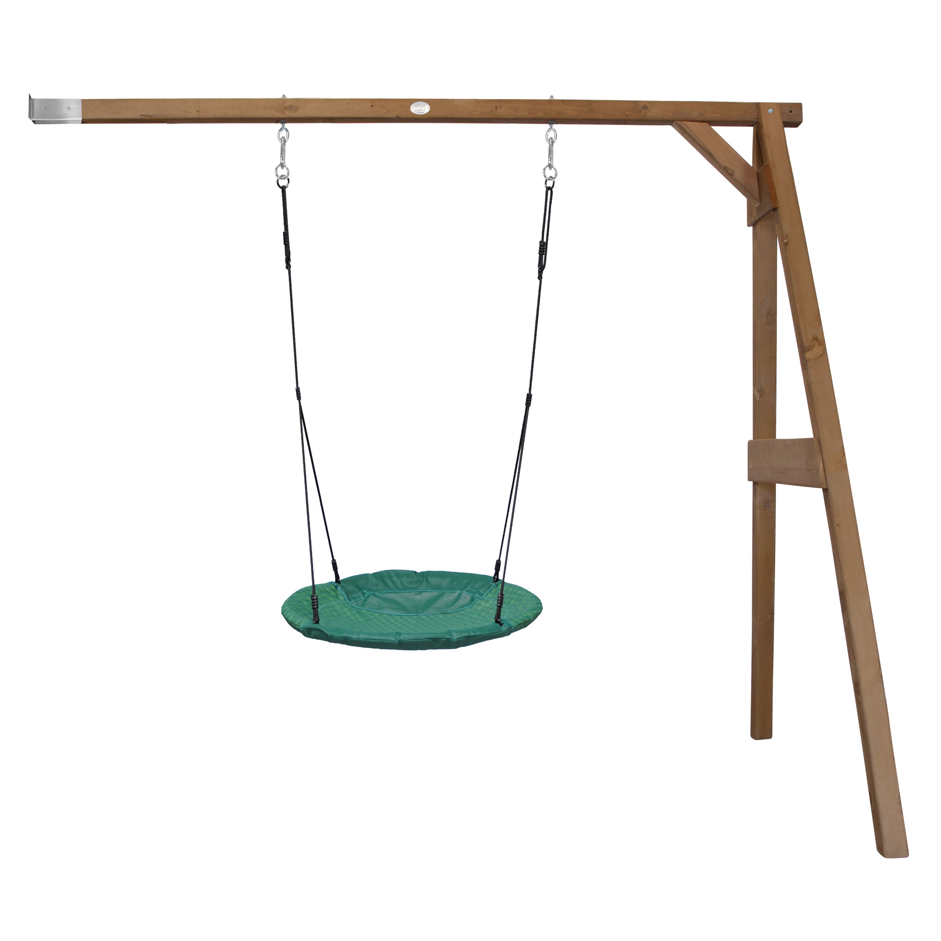 AXI Summer Nest Aanbouwschommel - Bruin - Hout - 244 x 160 x 207 cm
