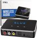 Strex Transmetteur et récepteur Bluetooth 3 en 1 Adaptateur - Bluetooth 6.0 - Noir