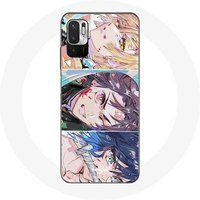 Maniacase Geval voor Xiaomi Redmi Note 10 5G Tanjiro Inosuke en Zenitsu Demon Slayer Kimetsu no Yaiba Manga