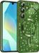 Techsuit MagSafe hoesje voor Samsung Galaxy A16 - Luxury Glitter Back Cover - Donkergroen