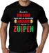 Bellatio Decorations Shoppartners Bv Grote maten Kerst goed excuus om te zuipen fout t-shirt - zwart - heren - XXXL