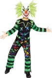 Amscan Verkleedpak Haha Clown Junior Polyester Zwart/groen Mt 104/116