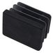 Adsamm INS-R-BL-2535-100 INS-R-BL-2535 100 x lamellenstop, zwart, 25 x 35 mm