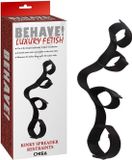 CHISA Behave! Kinky Spreader Restraints Zwart Kunststof