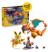 LEGO Pokémon 72167 Set de construction SMART Play™ Dracaufeu et Voltali - Ensemble complet - Dès 8 ans