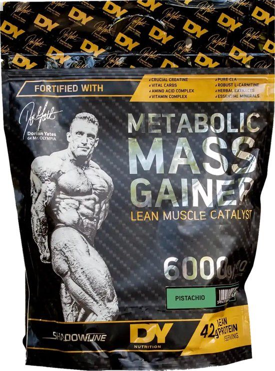 Dorian Yates DY Nutrition Metabolic Mass Gainer - 6000 g - Pistachio