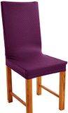 Eysa Sucre elastische stoelhoes, Pack 2, polyester, paars, 32 x 7 x 20 cm