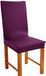 Eysa Sucre elastische stoelhoes, Pack 2, polyester, paars, 32 x 7 x 20 cm