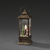 Konstsmide 2888 LED Sneeuwlantaarn met Kerstman - 27cm - Warmwit