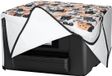 kwmobile linnen hoes geschikt voor Epson Workforce WF-4820 cover - Printer beschermhoes - Katten design