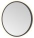 Hotbath &More Mirrors Round LED Badkamerspiegel - Rond - 40 cm - Geborsteld Zwart Pvd