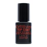Layla Gel Polish Non Sticky Top Coat - Ideal For Using Powders, 10 Ml