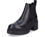 Tamaris - Dames - Laarzen - Zwart Leer - Maat 40
