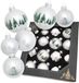 Krebs Glas Lauscha Christbaumschmuck Kugelsortiment (16-tlg), Christbaumschmuck aus Glas, Christbaumkugeln