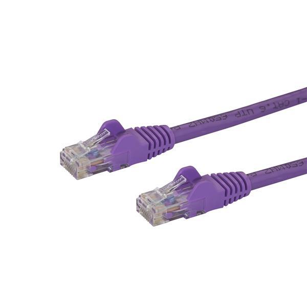 StarTech.com Cat6 patchkabel met snagless RJ45 connectors   2 m, paars