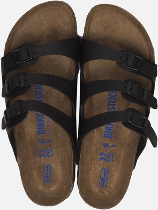 Birkenstock Florida Slippers Dames Maat 39 Zwart fashion