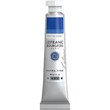 Lefranc Bourgeois 404960 Extra fijne Lefranc olieverf met hoogwaardige kunstenaarspigmenten, lichtecht, verouderingsbestendig - 20ml Tube, Cobalt Blue
