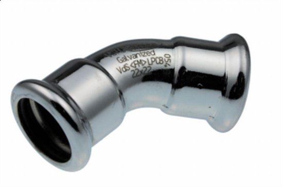 VSH XPRESS STAALVERZINKT Fitting met 2 aansluitingen