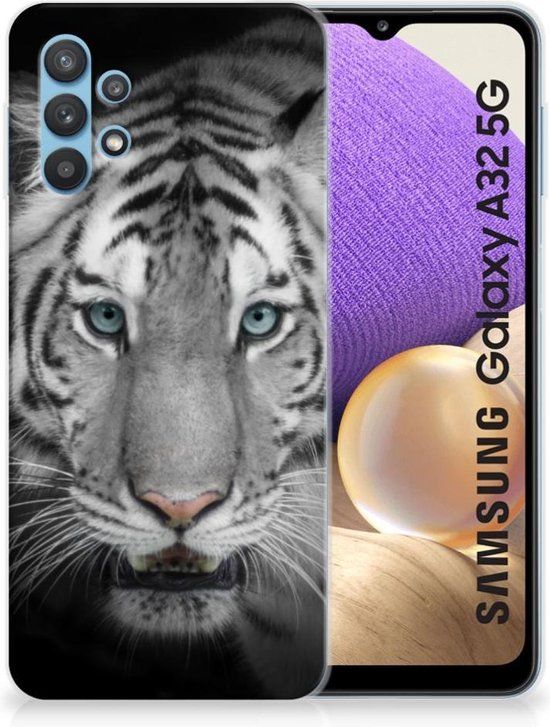 B2Ctelecom Mobiel Case Samsung Galaxy A32 5G - Back Cover - TPU - Multi Tijger
