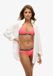 Superdry Elastische Triangelbikinitop Dames Hyper Fire Pink XL