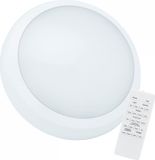 Spectrum LED Applique murale et plafonnier Nymphea Citiy Pro 2 Blanc rond Ø32cm IP65 18/24W 3500lm CCT 3000K-6000K Capteur + Télécommande