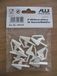 ALUTEC Chiusure rapide per casse in plastica (set di 6, per la chiusura di casse da trasporto, bianco) 05310