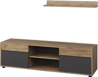 Vicco Berno Woonwand – 2 delen Eik goud/antraciet