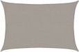 vidaXL - Voile d'ombrage - 160 g/m² - rectangulaire - 2x3 m - HDPE - gris clair - vert