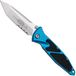 Microtech Socom Elite 161-11BL, Stonewashed M390 Tanto, Blue Aluminum partly serrated zakmes