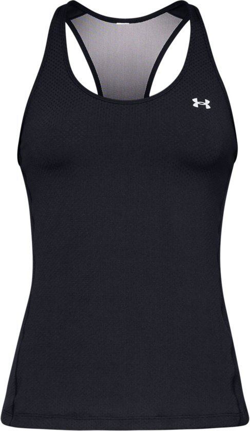 Under Armour HG Armour Racer Tank Sporttop Dames - Zwart - Maat L