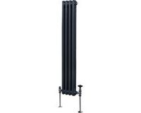 MonsterShop Monster Group BV Traditionele 2-kolomsradiator - antracietgrijs - 1500x202 mm