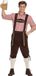 Widmann Boeren Tirol & Oktoberfest Kostuum Beierse Lederhose Helmut Bruin Man XL