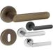 Fimet MUSA 180-208 PZ set of crutches - Profile cylinder - Matte black