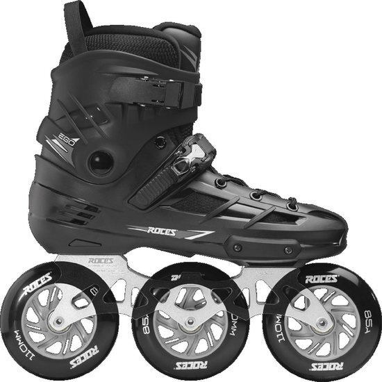 Roces Inlineskates Unisex EGO TIF 3x110 - Zwart/Zilver 42