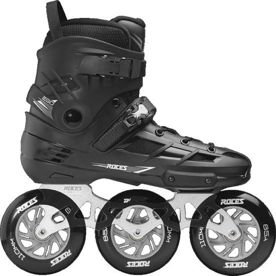 Roces Ego Tif Speed Skates - Unisex - Black/White - Size 42