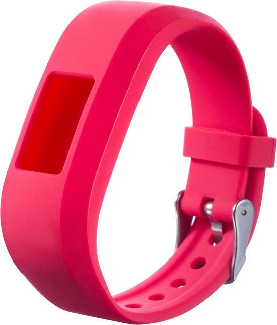 Horlogebandje voor Garmin Vivofit 3 - Rood siliconen