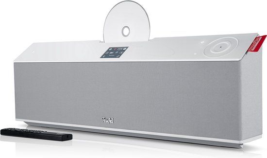 Teufel MUSICSTATION - Cd-internetradio met DAB+ /FM - Spotify Connect - Bluetooth - 100 watt - wit