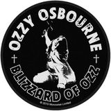 Rock Off Ozzy Osbourne - Blizzard Of Ozz Patch - Zwart