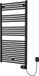 Plieger Elba Radiateur sèche-serviettes électrique – Chauffe-serviettes – Avec thermostat à horloge – 126,2 cm x 60 cm – 700 Watt – Noir mat