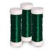 Rayher hobby materialen Rayher Sieraden maken draad - 3x - donkergroen - 0.3 mm dik - 50 meter snoer