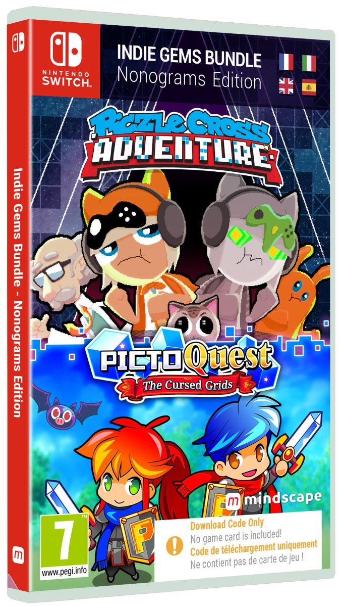 Mindscape Piczle Cross Adventure + PictoQuest: Puzzle Bundle - Nintendo Switch - Code in a Box