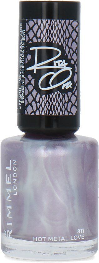 Rimmel London 60 Seconds SuperShine Nagellak - 811 Hot Metal Love