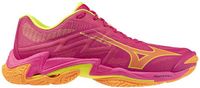 Mizuno Wave Lightning Elite Indoor Schoenen Heren Volleybal Maat 44.5 Roze/Geel/Oranje