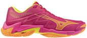 Mizuno Wave Lightning Elite Indoor Schoenen Heren Volleybal Maat 44.5 Roze/Geel/Oranje