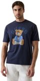 Guess Bear T-shirt Met Korte Mouwen Blauw M Man