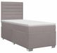 Maison Exclusive - Boxspringbed met matras taupe 100 x 200 cm stof