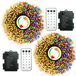 Guirlande lumineuse LED 2 pièces, 2 x 10 mètres, 200 LED, changeant de couleur, avec télécommande, IP54