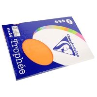 Clairefontaine Gekleurd Papier Oranje 160 grams A4 (50 vel)