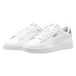 PUMA smash 3.0 L chaussures de sport, unisexe, Puma blanc argenté mister prune confiture, 42.5 EU