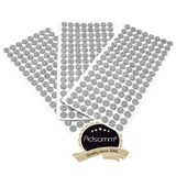 Adsamm® 384 x Zelfklevende Viltglijders Ø 12 mm Grijs Rond 3,5 mm Dik